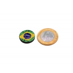Cartela imã para quadro magnético - Brasil - 20x3 mm